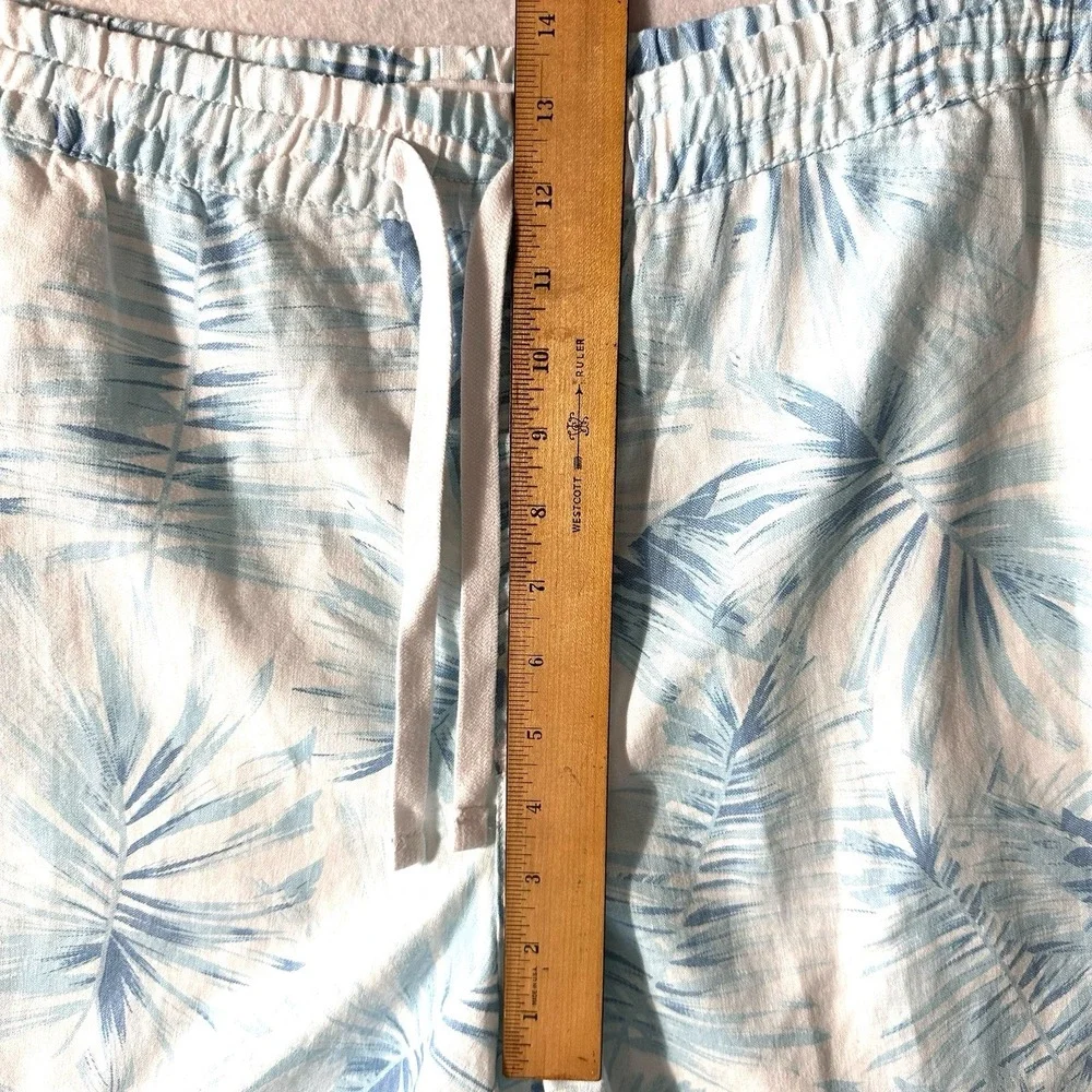 Cubavera‎ Men's XL Linen Palm Frond Drawstring 8